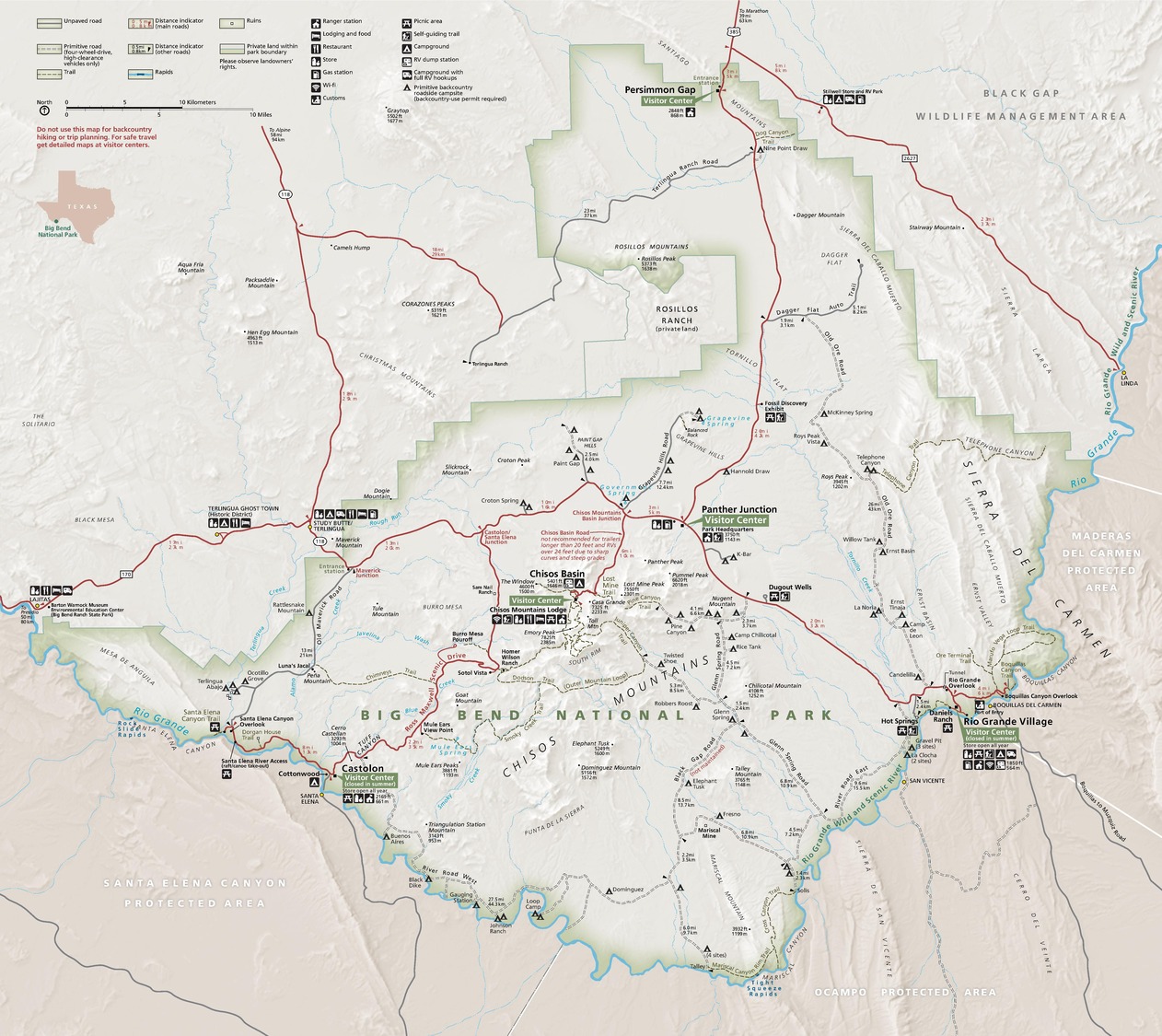Big Bend State Park Map Sexiz Pix