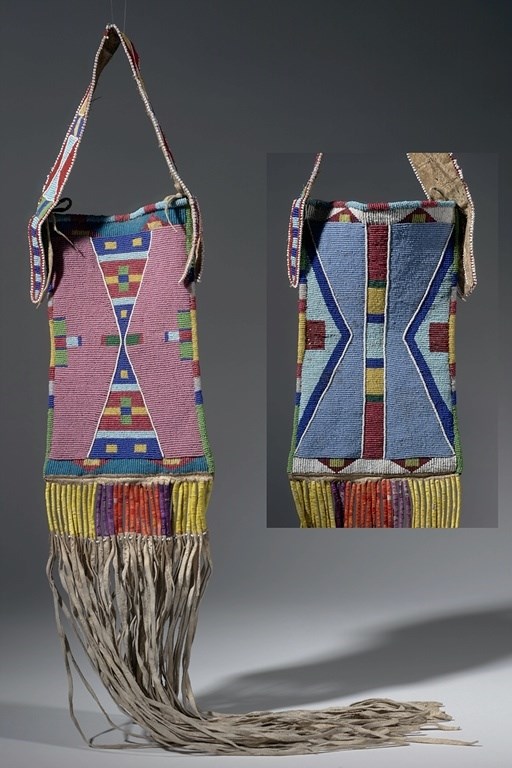 Fine examples of Crow beadwork