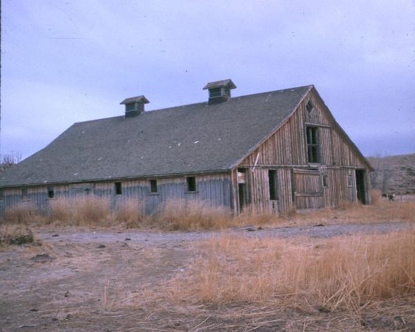 This beautiful barn at the M-L Ranch has been lost to history