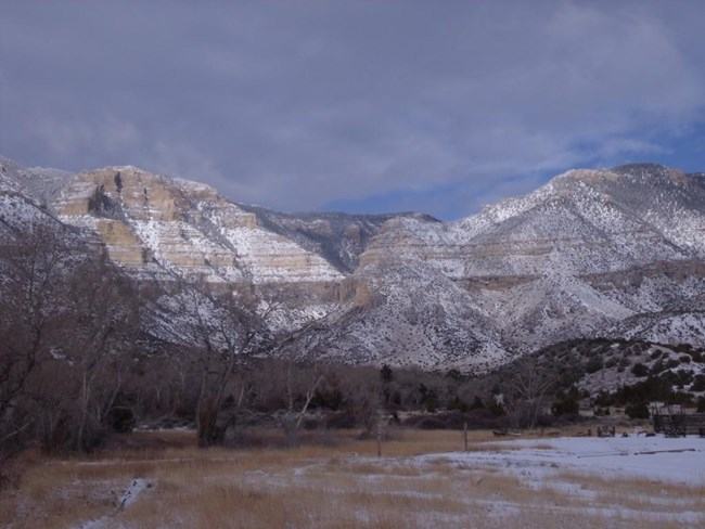 Ewing-Snell Ranch location on Layout Creek Ewing-Snell Ranch location on Layout Creek