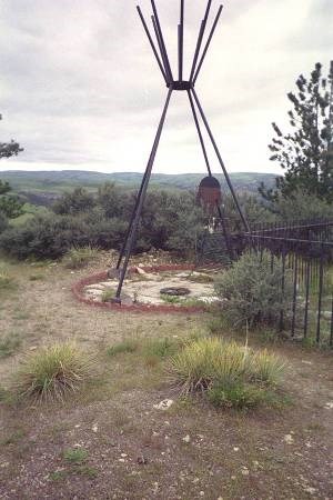 Chief Pretty Eagle's gravesite