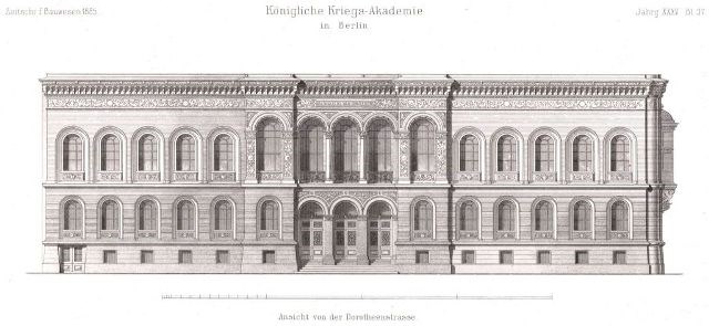 Engineering and Artillery School in Berlin