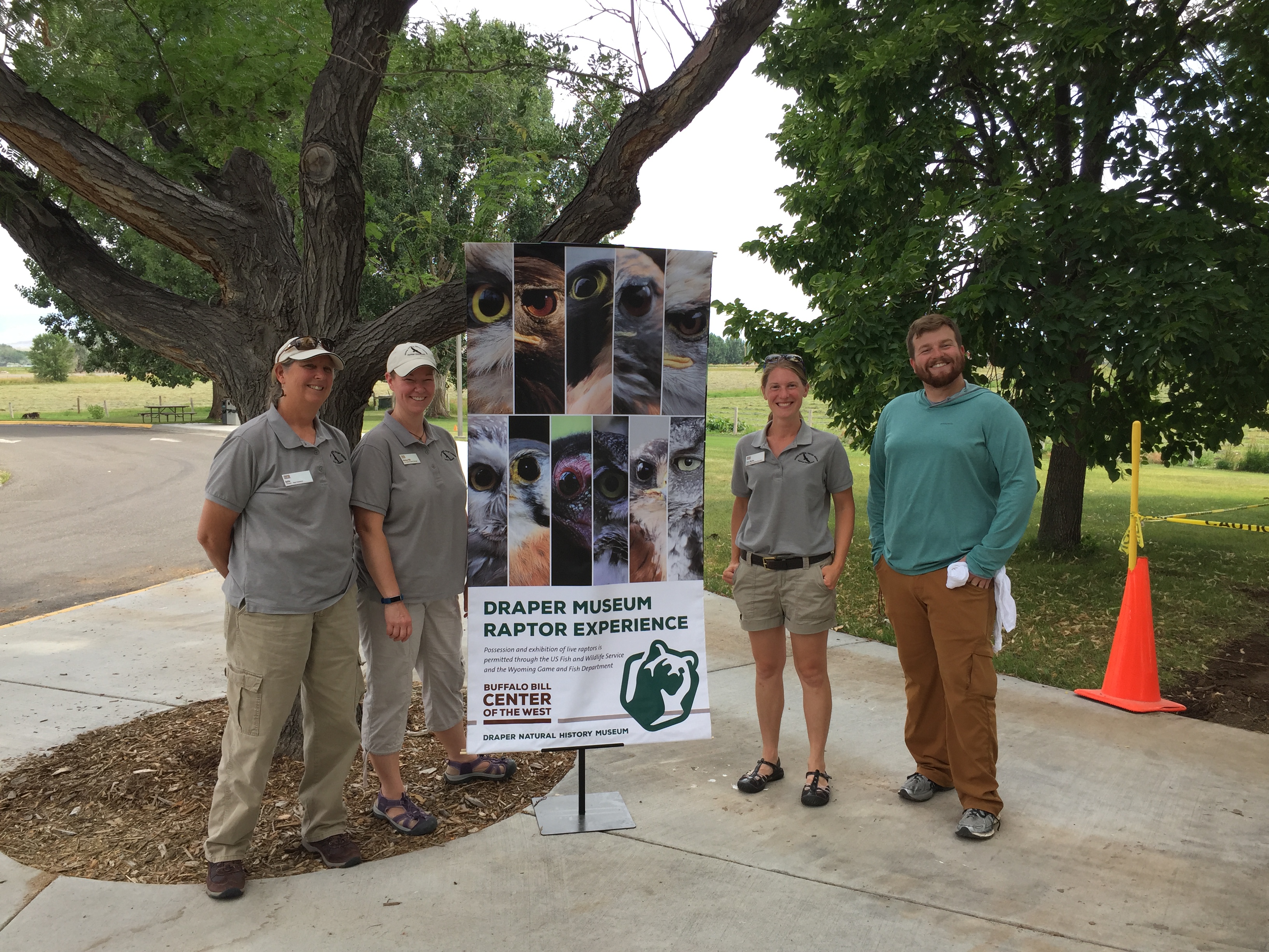 Draper Natural History Museum Staff at 2018 Bird Day.