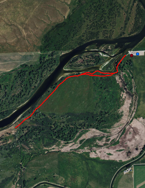 Three Mile Hiking Trail Map