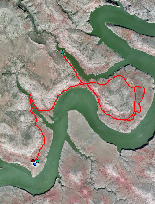 Barry's Island Trail map