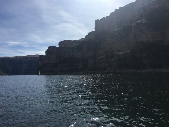 Sail Boat in Bighorn Lake