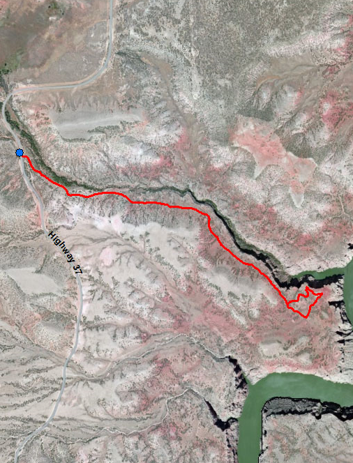 Lower Layout Hiking Trail Map