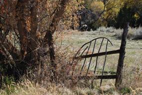 Old gate at the Lockhart ranch Old gate at the Lockhart ranch