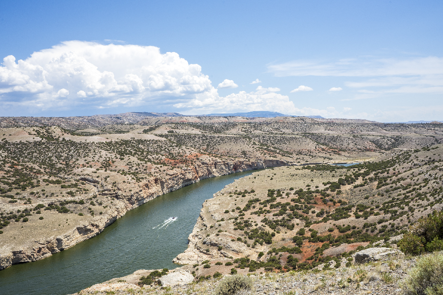 Mouth of the Canyon Trail in the summer