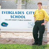 Robyn Broyles at school.