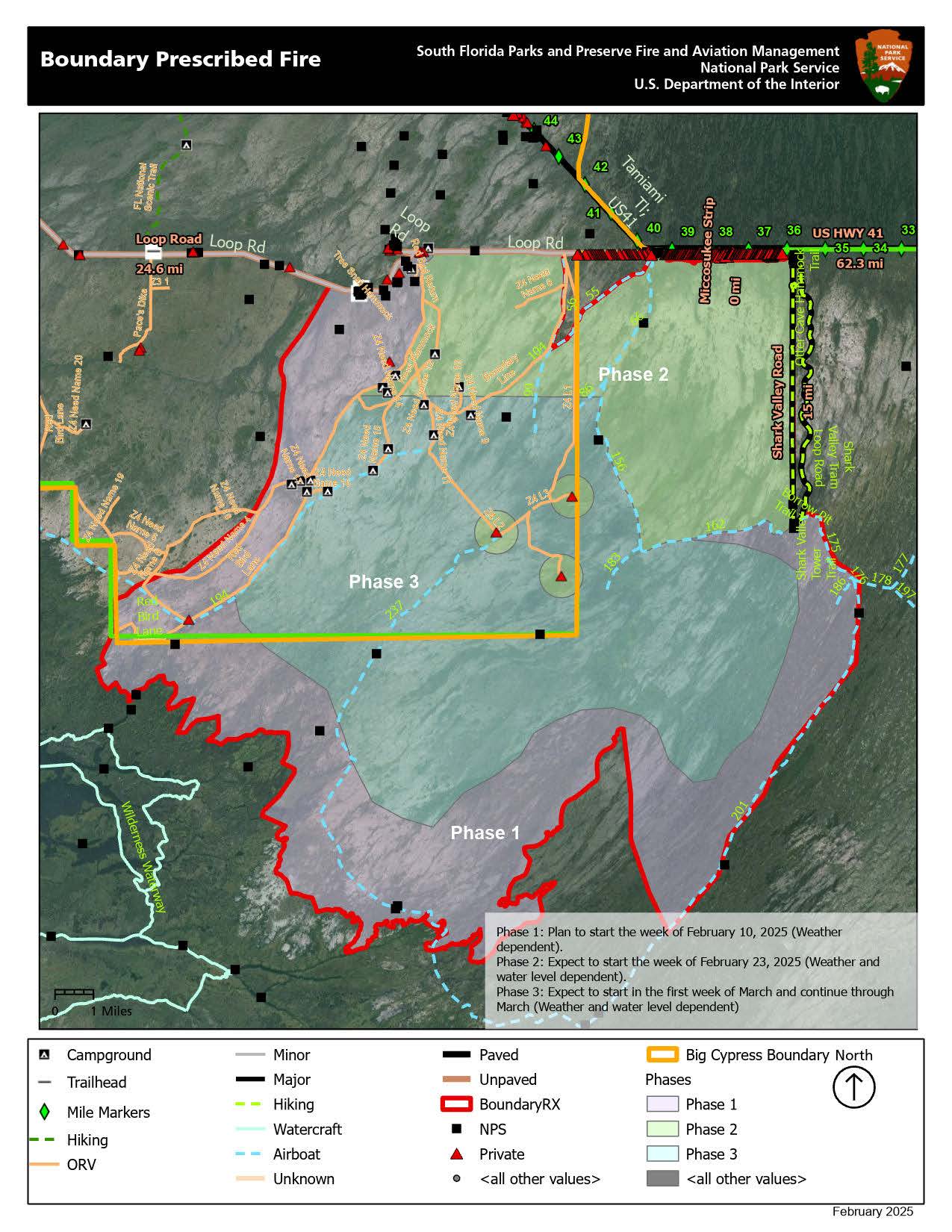 Boundary Rx Prescribed Fire Map