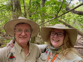 Ginny & Andy Skok in the field Ginny & Andy Skok in the field