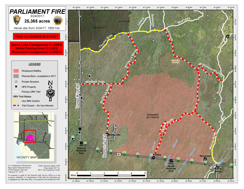 Parliament Fire Containment 40% Parliament Fire Containment 40%