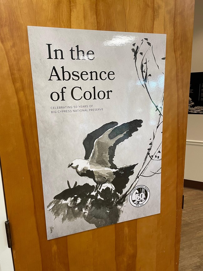 In the Absence of Color entrance sign