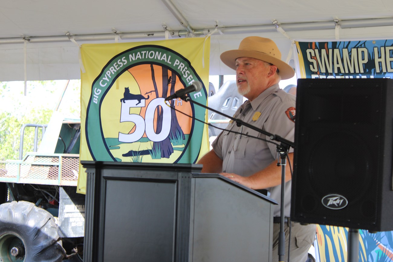 Swamp Heritage Festival 50th Banner