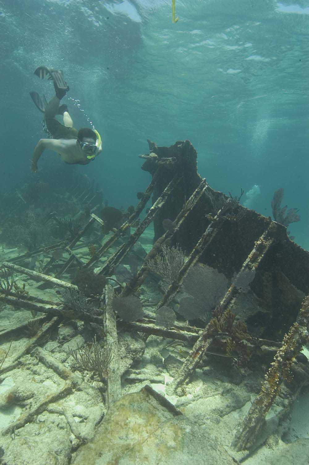 The Mandalay is in shallow water.