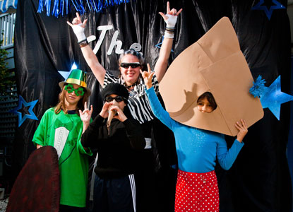 Three kids portray a fiddler crab, a trumpetfish and a guitarfish at Family Fun Fest in January, 2011. Three kids portray a fiddler crab, a trumpetfish and a guitarfish at Family Fun Fest in January, 2011.