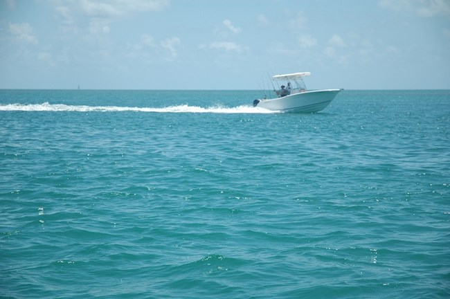 Boating in Biscayne National Park