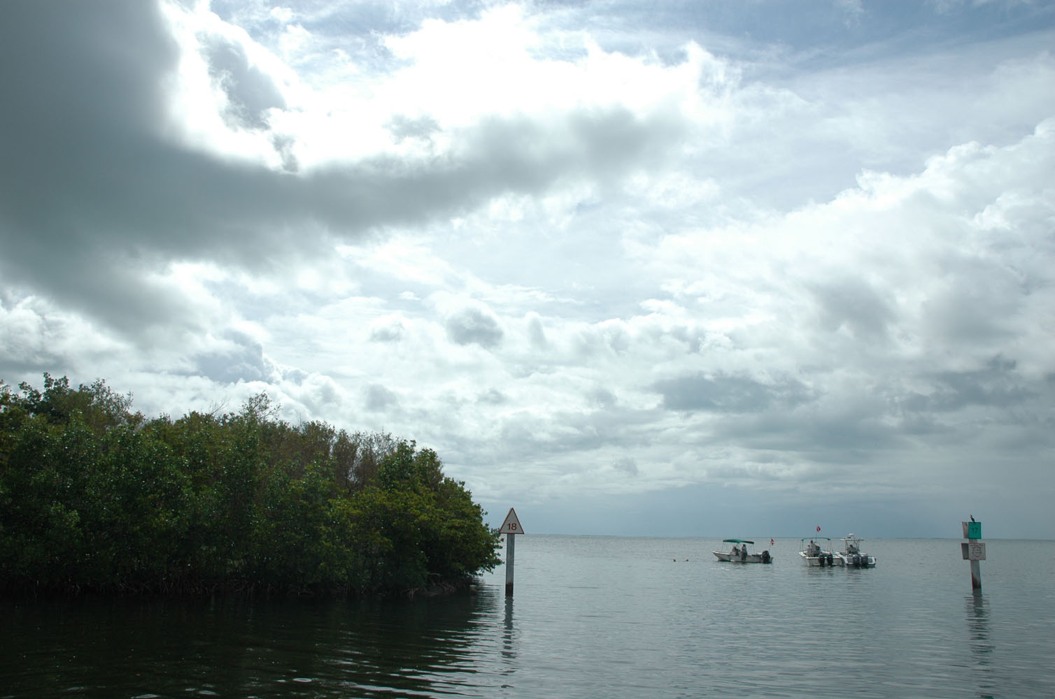 Convoy Point Channel cleanup in progress.