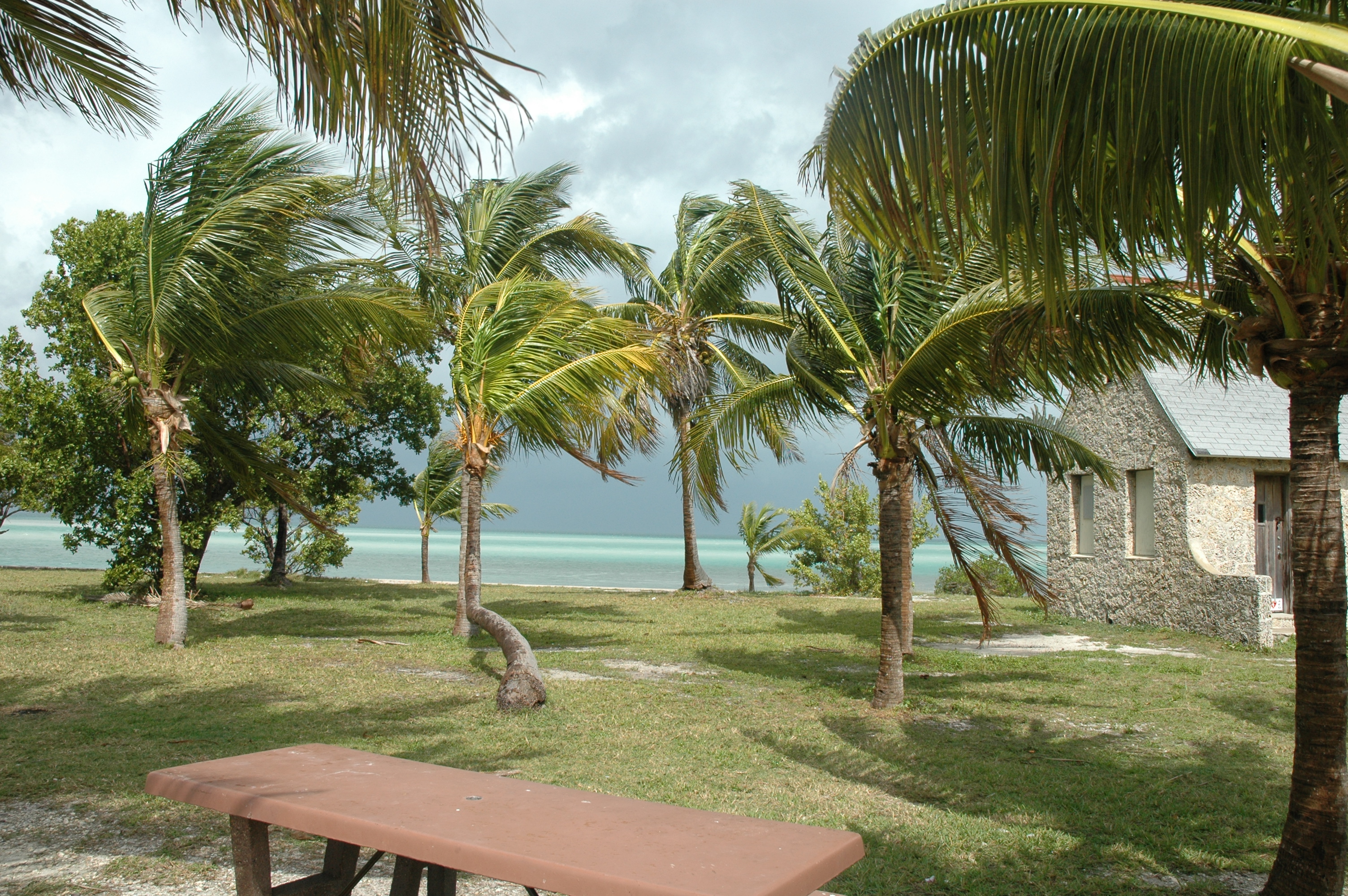 Part of the campground on Boca Chita Key.