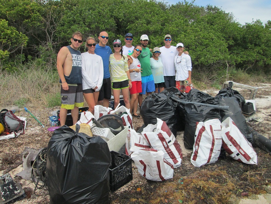 Elliott Key Clean-up crew