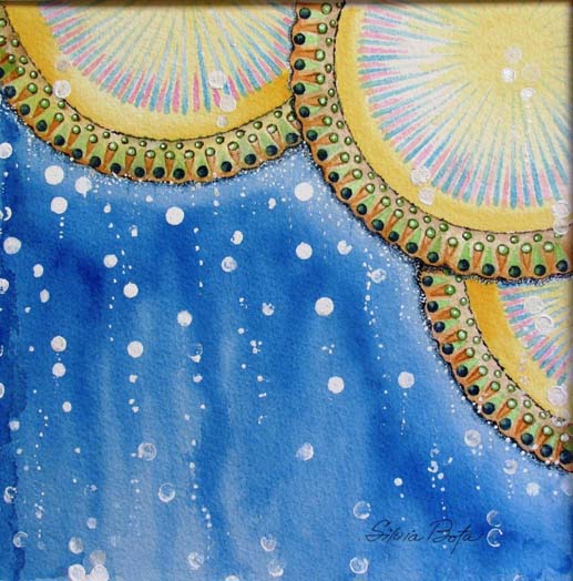 Silvia Bota, Paralia sulcata,
Watercolor and gouache on paper