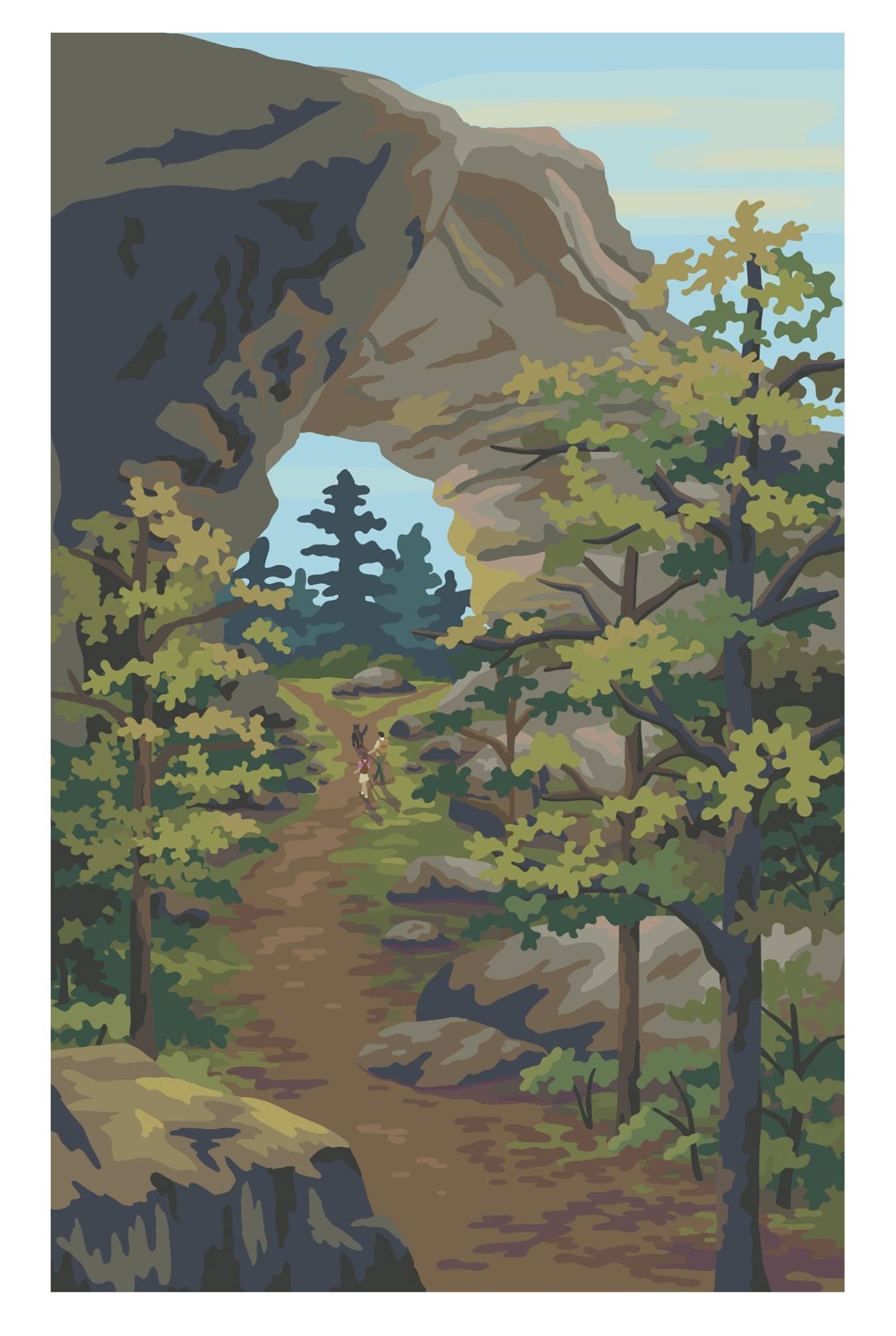 Mural for Big South Fork National River & Recreation Area