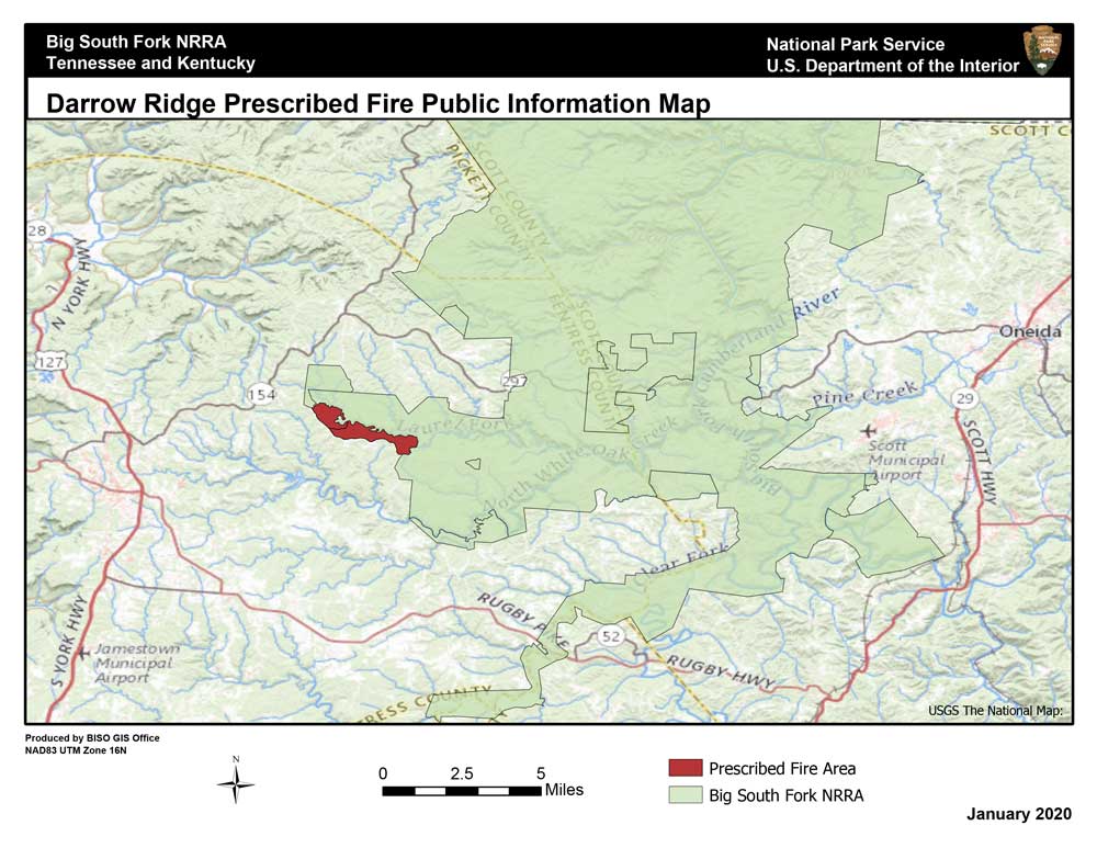 2020 RX Burn Location Map