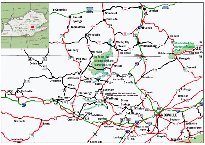 Big South Fork Map Directions - Big South Fork National River & Recreation Area (U.s. National  Park Service)
