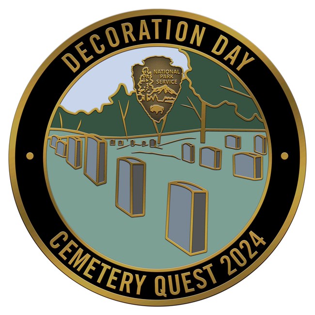Decoration Day 2024 Cemetery Quest Challenge Coin