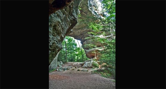 South Arch, one of the two Twin Arches