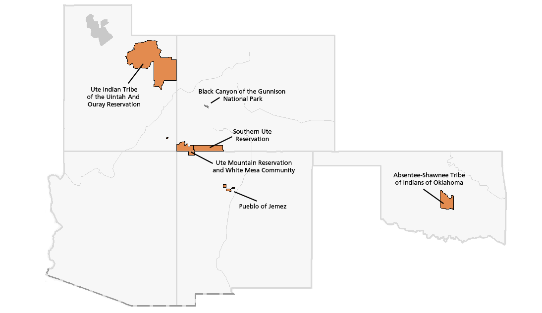 Native Area Traditionally Associated Tribes - Black Canyon Of The Gunnison National ...