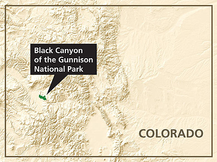 Black Canyon Of The Gunnison Map Directions - Black Canyon Of The Gunnison National Park (U.s. National Park  Service)