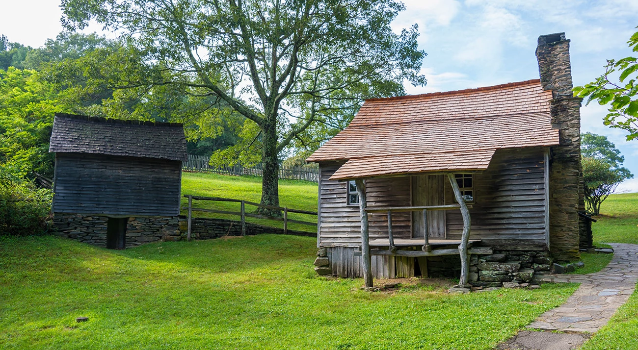 Brinegar Cabin Historic Appalachian cabin once owned by Brinegar Family