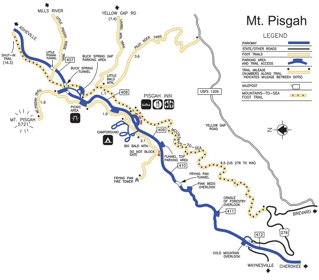 Mount Pisgah Hiking Trails Blue Ridge Parkway Us National Park