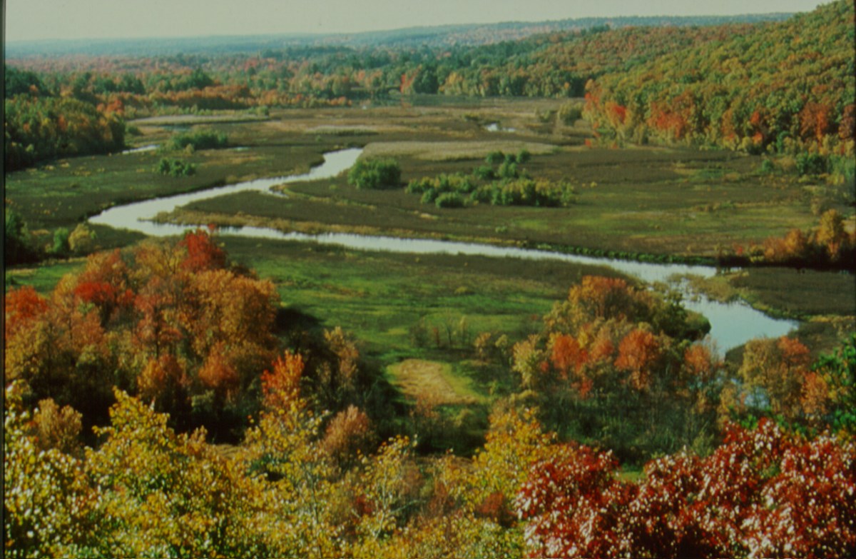 Blackstone River in the Fall