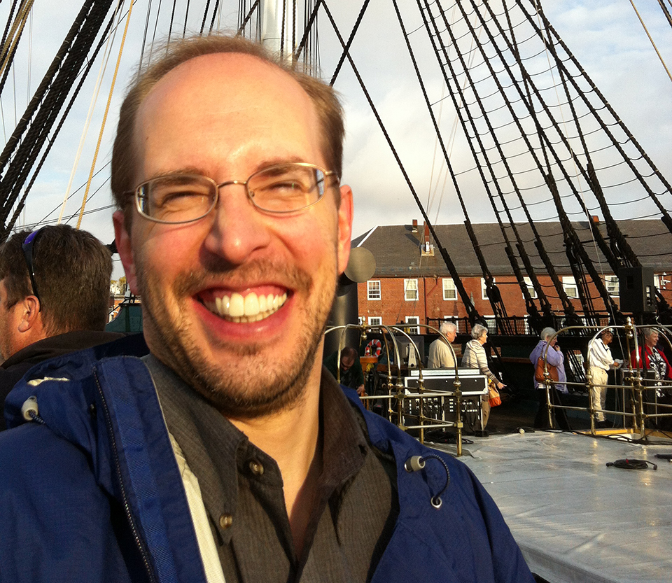 Eric Breitkreutz Eric Breitkreutz sailing on the USS Constitution.