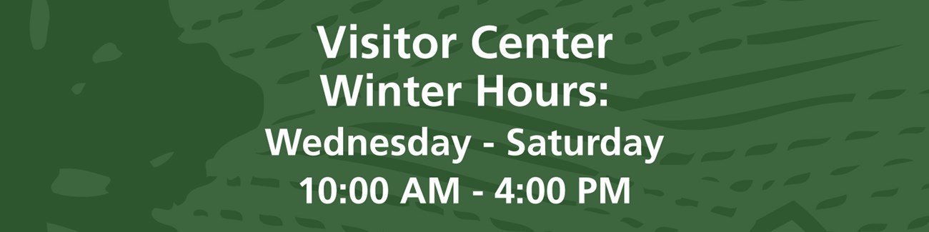 Roger Williams Winter Hours Sign