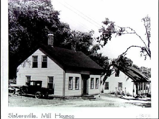Slatersville worker housing along street