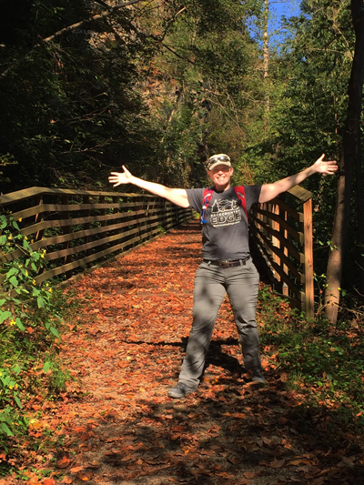 happy hiker