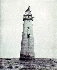Postcard of Minots Ledge Light, c 1905
