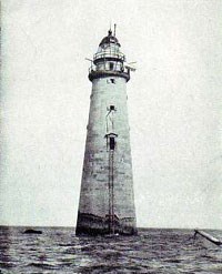 Postcard of Minots Ledge Light, c 1905 Postcard of Minots Ledge Light, c 1905