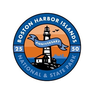 BHI logo of lighthouse on an island with BHI National and State Park around it