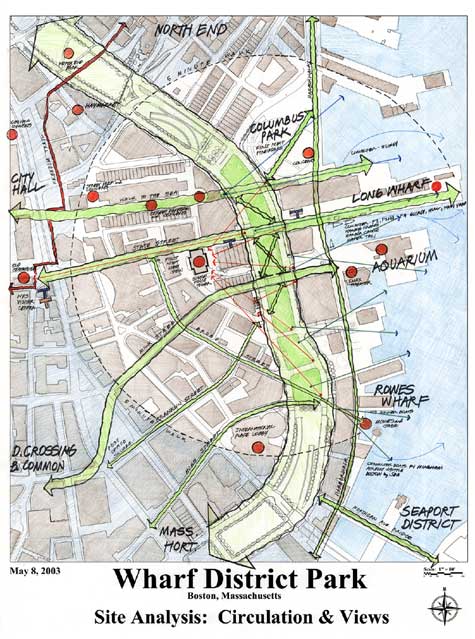Parcel 14 Context, Rose Kennedy Greenway