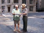 A Ranger helping a visitor A Ranger helping a visitor