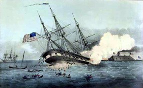Sinking of USS Cumberland Sinking of USS Cumberland
