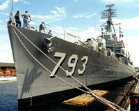 USS Cassin Young at pier 1 Charlestown Navy Yard USS Cassin Young at pier 1 Charlestown Navy Yard