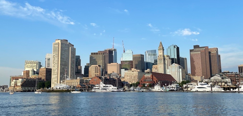skyline of Boston on a clear day