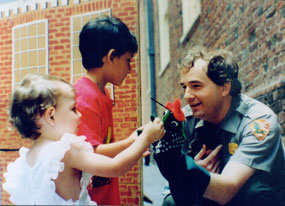 Ranger Matt with some of our small visitors