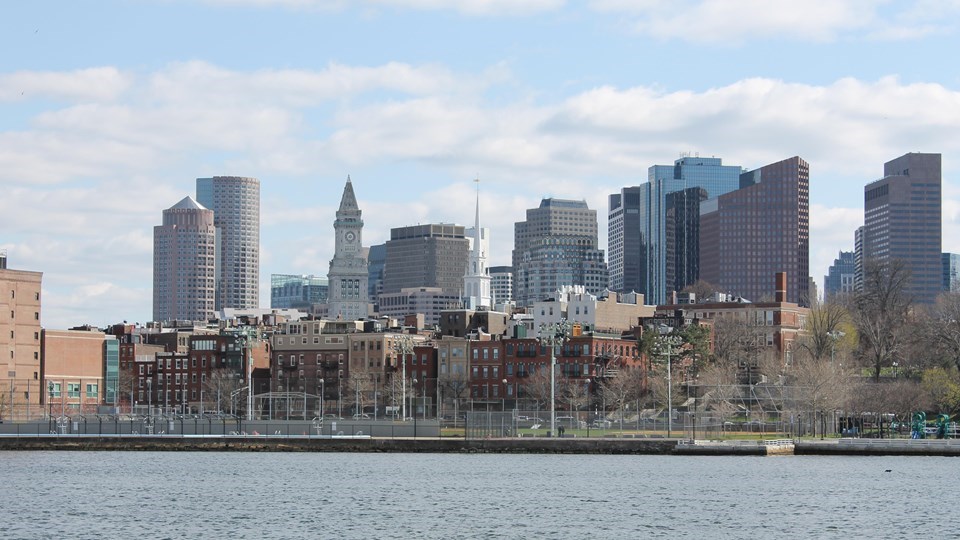Boston Skyline from Charlestown Navy Yard